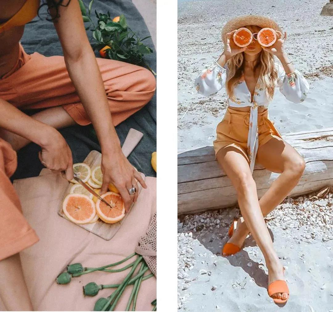 蜜瓜橙、薄荷绿、古金黄……2020春夏流行色，怎么穿最显白?