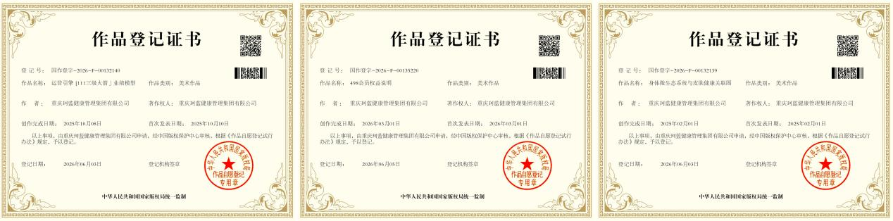 珂蓝集团3大原创成果获国家版权认证 覆盖
